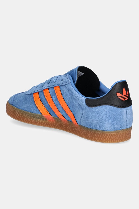 Deklice Otroške superge iz semiša adidas Originals GAZELLE JP7124 modra