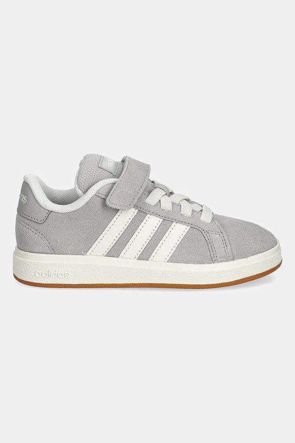 adidas sneakersy zamszowe dziecięce GRAND COURT 00s JP5897 szary SS25