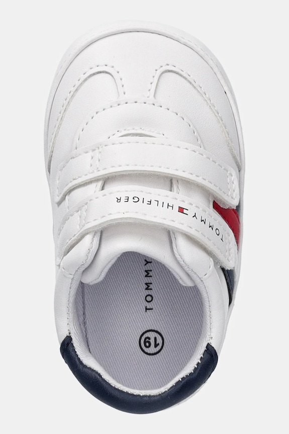 Βρεφικά παπούτσια Tommy Hilfiger λευκό T0B9.33831