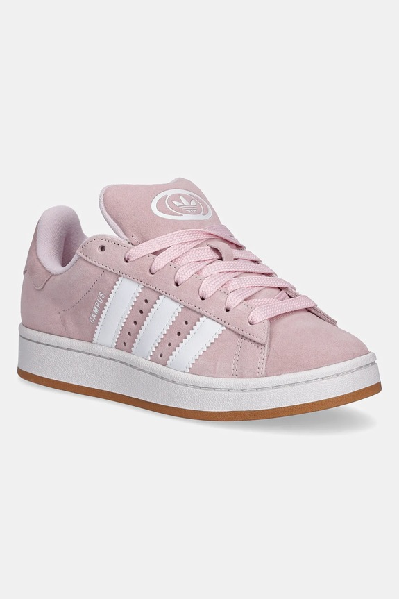 Tenisice od brušene kože adidas Originals CAMPUS 00s tekstil roza JH7840