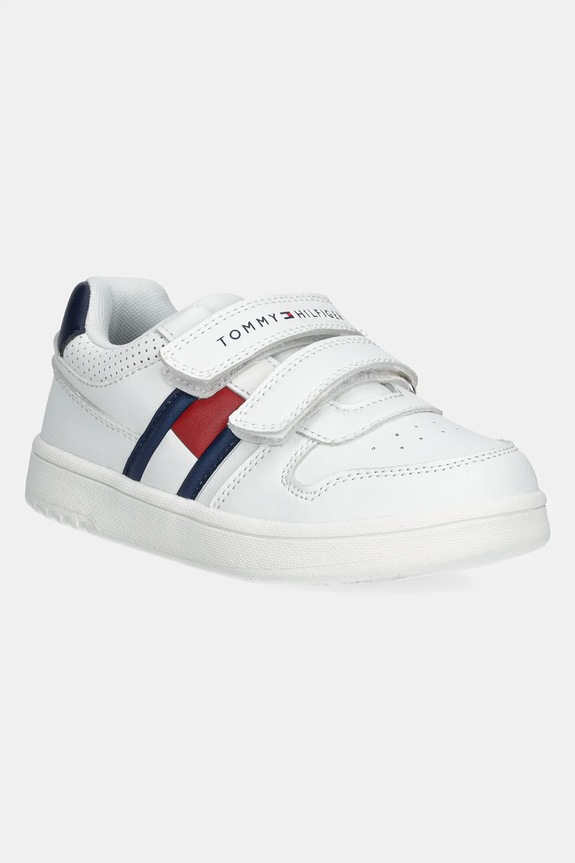 Tommy Hilfiger sneakersy dziecięce imitacja skóry licowej biały T1X9.33841