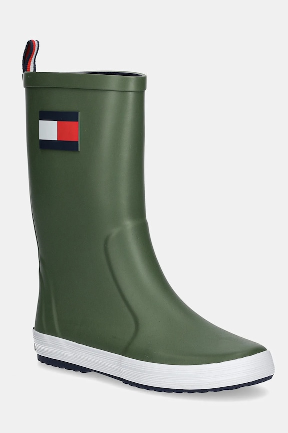 Παιδικά ουέλλινγκτον Tommy Hilfiger πράσινο T3XC.33923.24.34