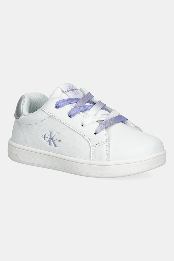 Παιδικά sneakers Calvin Klein Jeans Planet friendly λευκό V1A9.82009.27.29