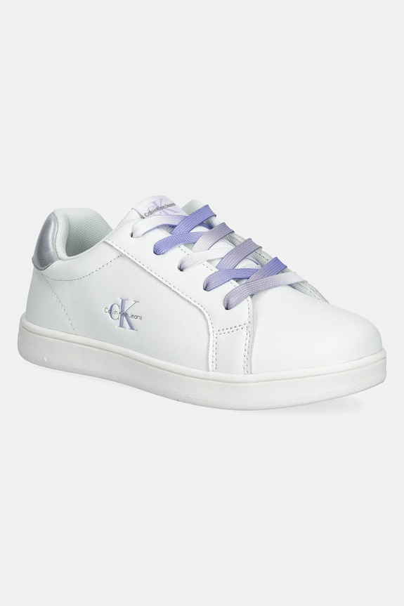 Παιδικά sneakers Calvin Klein Jeans Planet friendly λευκό V1A9.82009.30.34