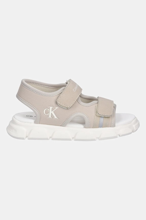 Calvin Klein Jeans sandały dziecięce V1B2.83022 beżowy SS25