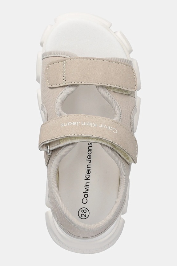 Calvin Klein Jeans sandały dziecięce beżowy V1B2.83022