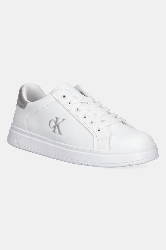 Calvin Klein Jeans scarpe da ginnastica per bambini bassa bianco V3A9.82013.35.39
