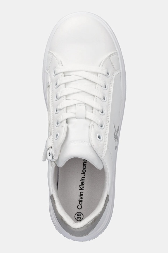 Calvin Klein Jeans scarpe da ginnastica per bambini bianco V3A9.82013.35.39