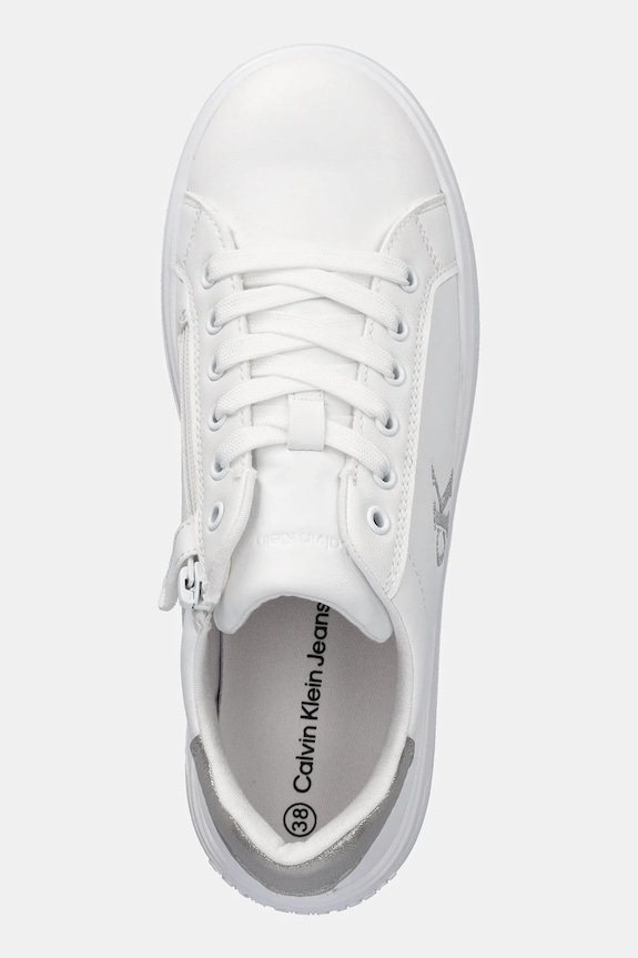 Calvin Klein Jeans scarpe da ginnastica per bambini bianco V3A9.82013.35.39