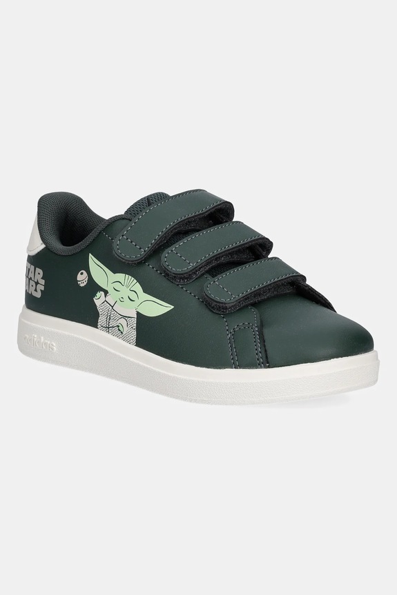 adidas sneakersy dziecięce ADVANTAGE MANDALORIAN syntetyczny zielony IH6253