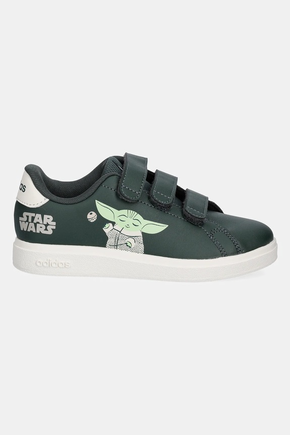 adidas sneakersy dziecięce ADVANTAGE MANDALORIAN IH6253 zielony SS25