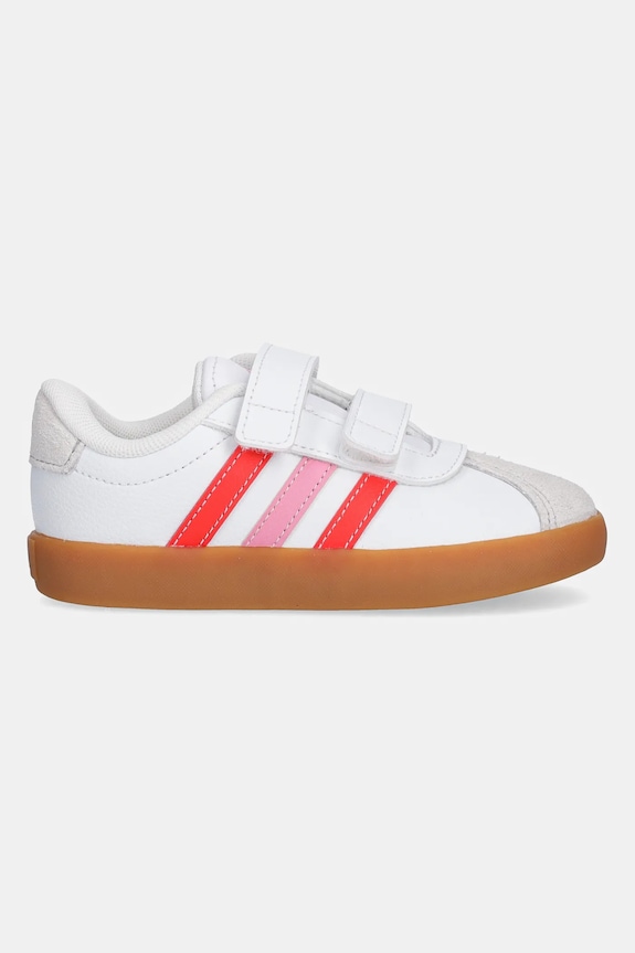 adidas sneakersy dziecięce VL COURT 3.0 JH6311 biały SS25