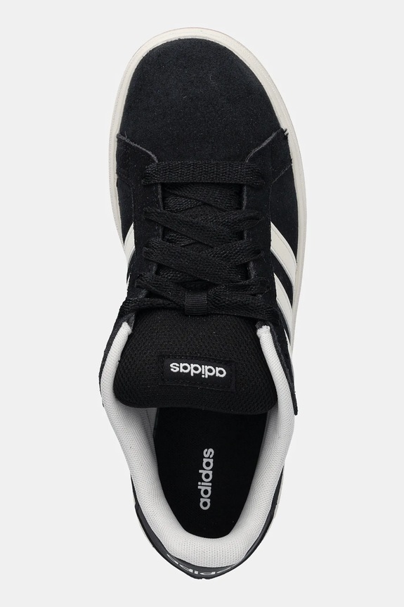 Detské semišové tenisky adidas GRAND COURT 00s čierna JH6178