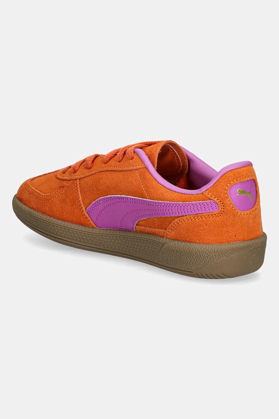 Chłopiec Puma sneakersy skórzane dziecięce Palermo 397271 pomarańczowy