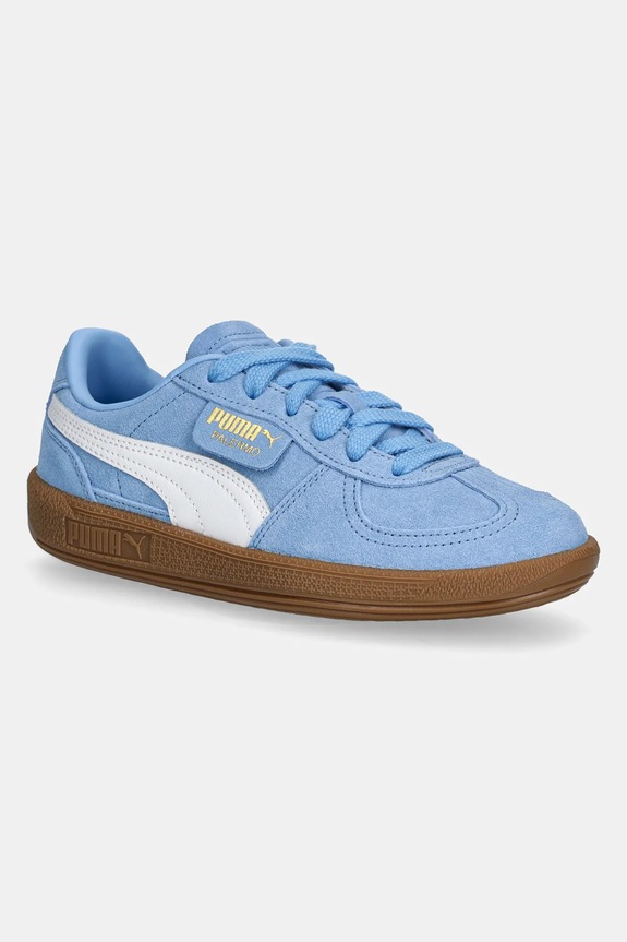 Puma sneakersy skórzane dziecięce Palermo skóra zamszowa niebieski 397271