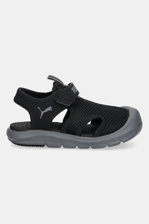 Detské sandále Puma Fun Racer Sandal Mesh V 401576 čierna SS25