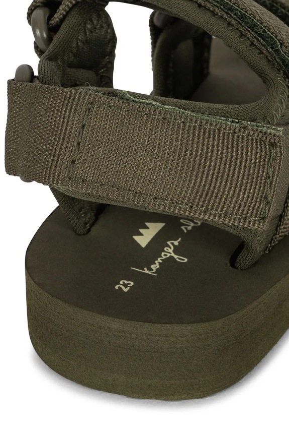 Konges Sløjd sandale copii SUN SANDAL SOLID verde KS102558