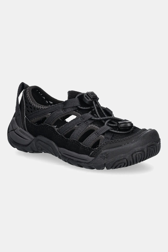 Jack Wolfskin sandały dziecięce LEVENTE SANDAL K czarny A64080.26.33