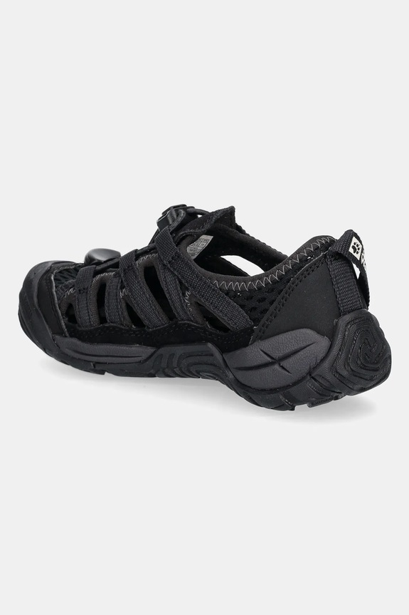 Chłopiec Jack Wolfskin sandały dziecięce LEVENTE SANDAL K A64080.26.33 czarny