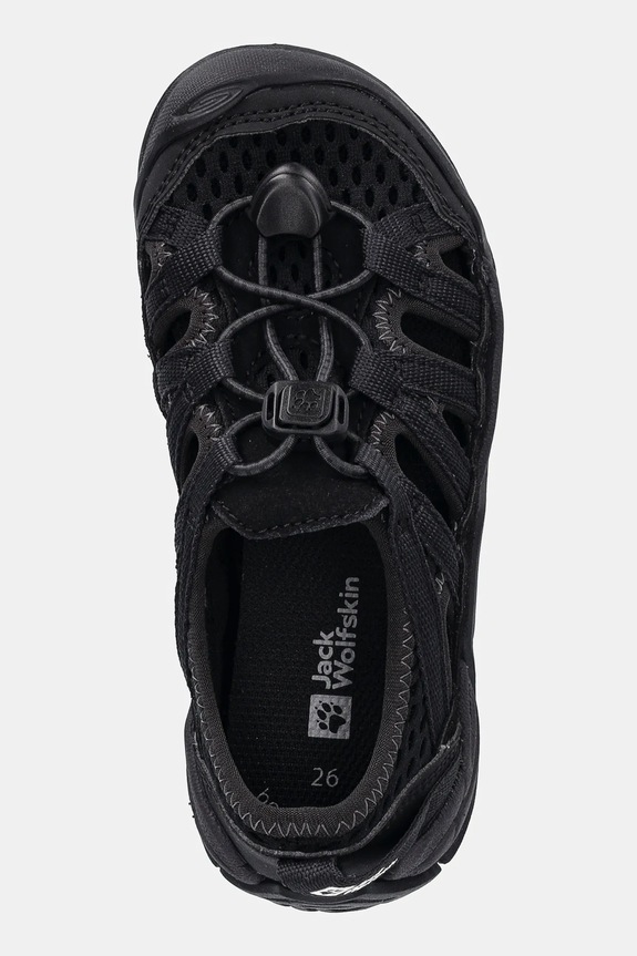 Jack Wolfskin sandały dziecięce LEVENTE SANDAL K czarny A64080.26.33