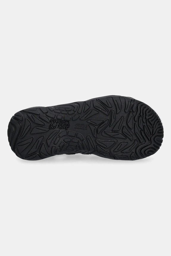 Jack Wolfskin sandały dziecięce LEVENTE SANDAL K A64080.26.33 czarny
