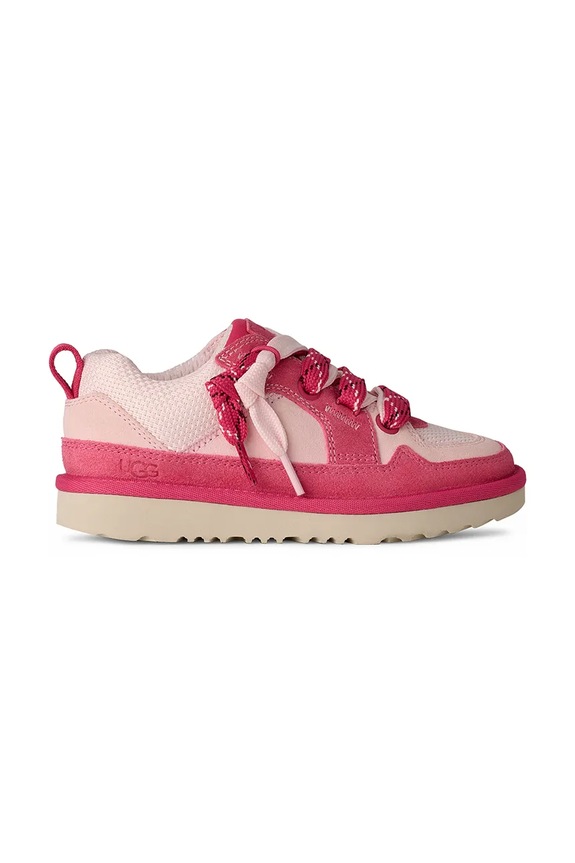 Παιδικά sneakers UGG LO LOWMEL δέρμα σαμουά ροζ 1166490K