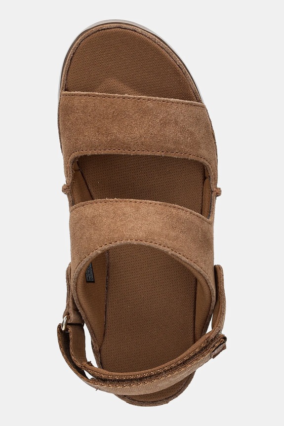 Detské semišové šľapky UGG GOLDENSTAR GLIDE hnedá 1166713K