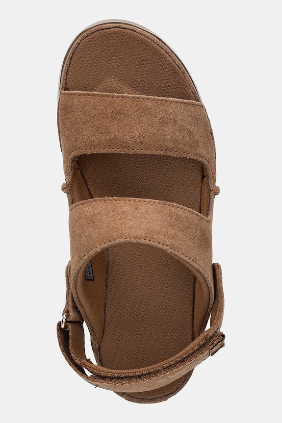 Detské semišové šľapky UGG GOLDENSTAR GLIDE hnedá 1166713K