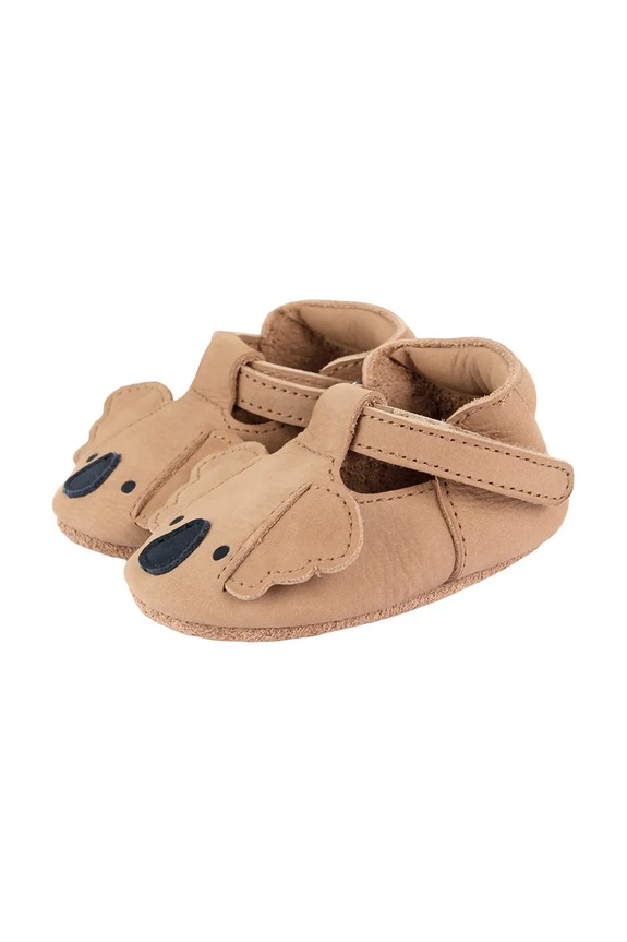 Kožne cipele za bebe Donsje Spark Classic Shoes Koala 1002007 bež AA00