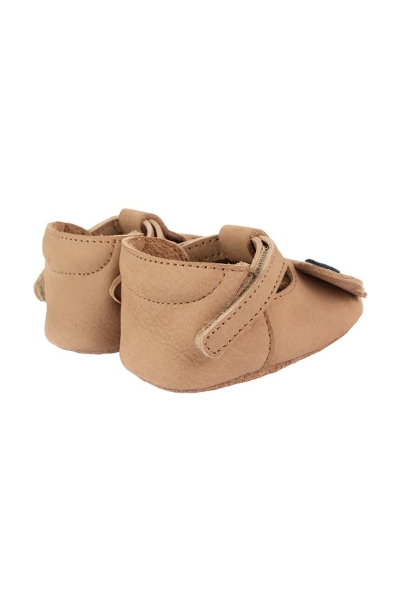 Kožne cipele za bebe Donsje Spark Classic Shoes Koala bež 1002007