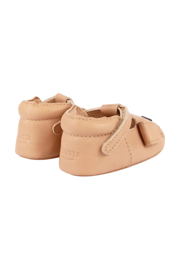 Băieți Donsje incaltaminte din piele pentru bebelusi Spark Classic Shoes Dog 1002021 maro