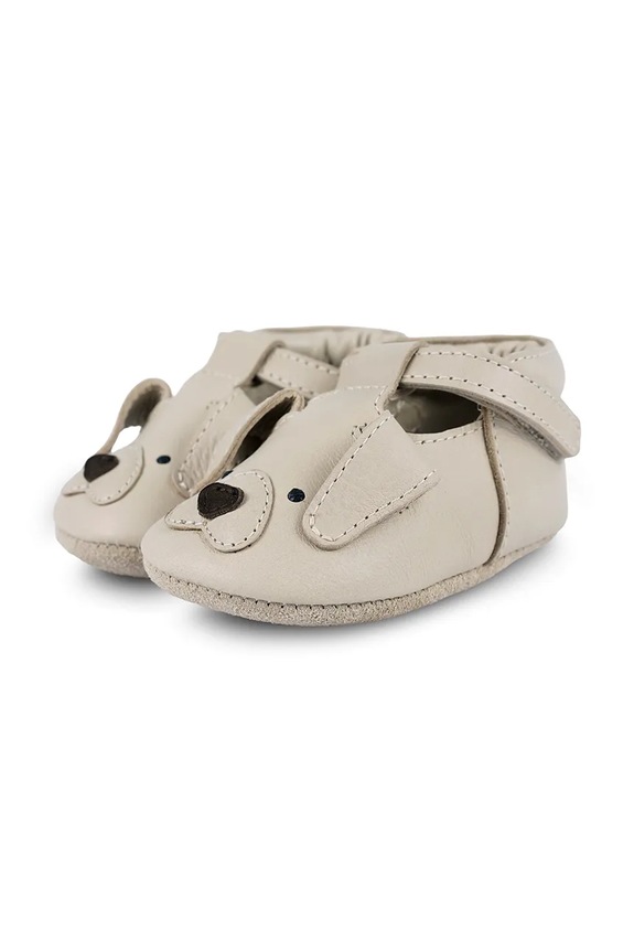 Kožne cipele za bebe Donsje Spark Special Shoes Golden Retriever 1003011 bež SS26