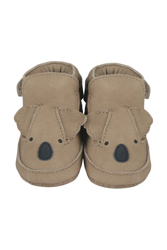 Chłopiec Donsje buty zamszowe niemowlęce Morris Sneakers Koala 1036303 brązowy
