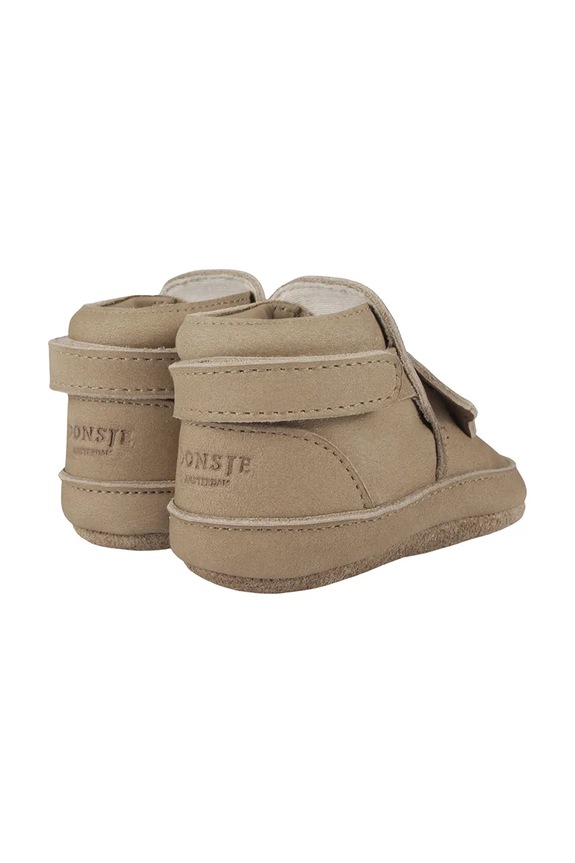 Donsje buty zamszowe niemowlęce Morris Sneakers Koala brązowy 1036303