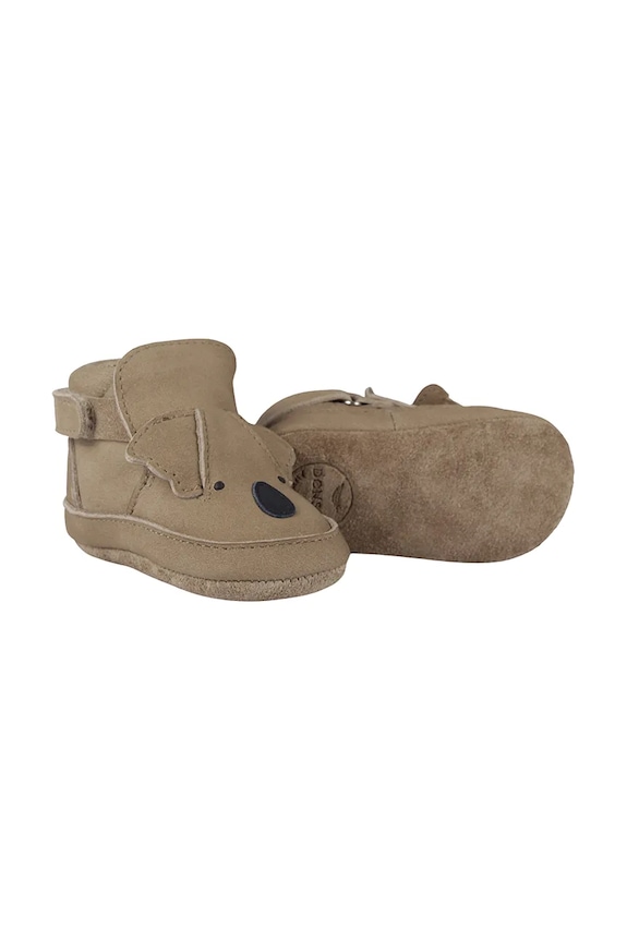 Donsje buty zamszowe niemowlęce Morris Sneakers Koala 1036303 brązowy