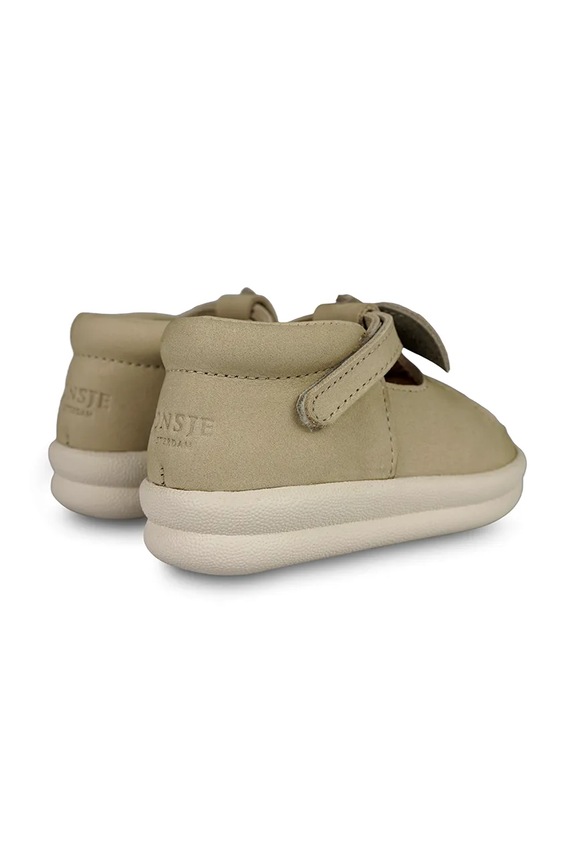Dětské nubukové polobotky Donsje Joeka Shoes Pear zelená 1501904