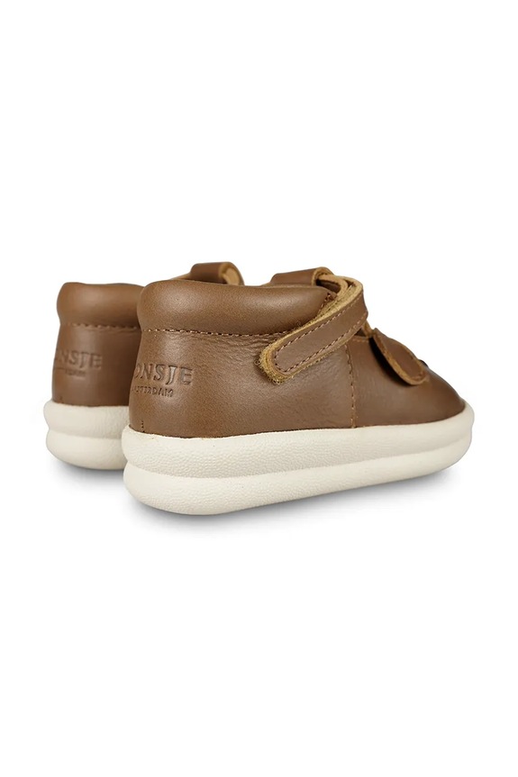 Donsje gyerek félcipő bőrből Zazo Classic Shoes Bear 1503501 barna