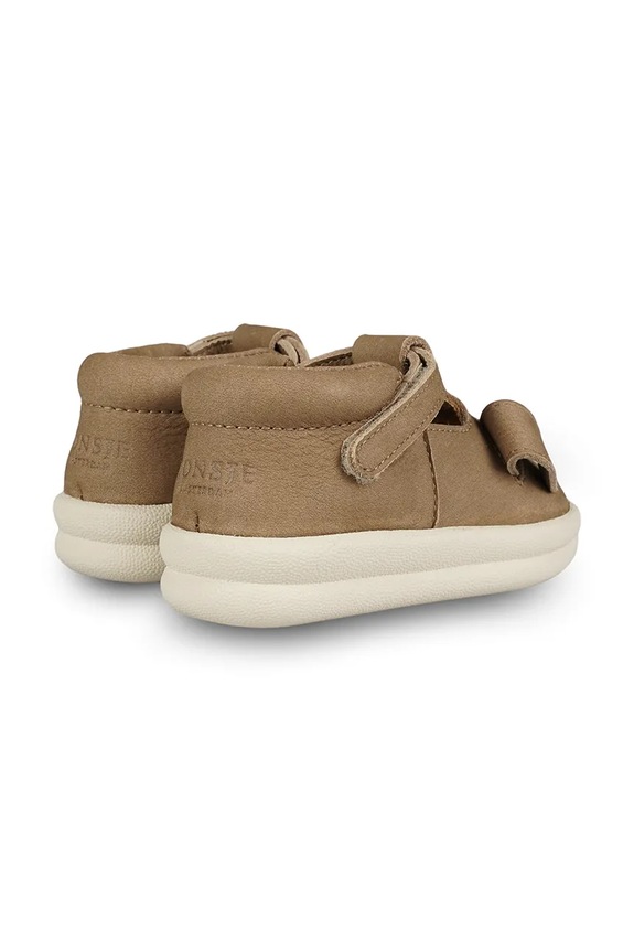 Дитяче взуття з нубуку Donsje Zazo Classic Shoes Dog 1503504 коричневий