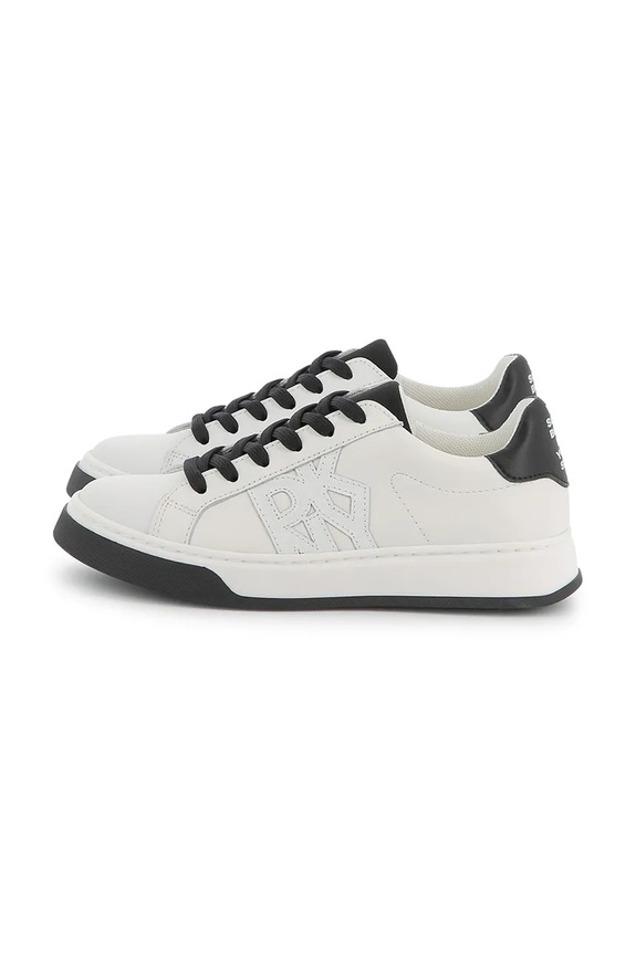 Detské kožené tenisky Dkny D62089.36.39 biela SS25