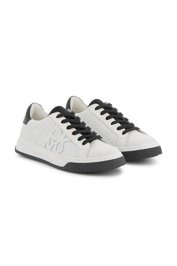 Detské kožené tenisky Dkny D62089.36.39 biela