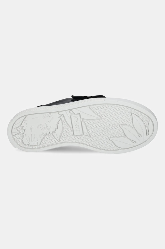 Kenzo Kids sneakersy skórzane dziecięce K60898 czarny