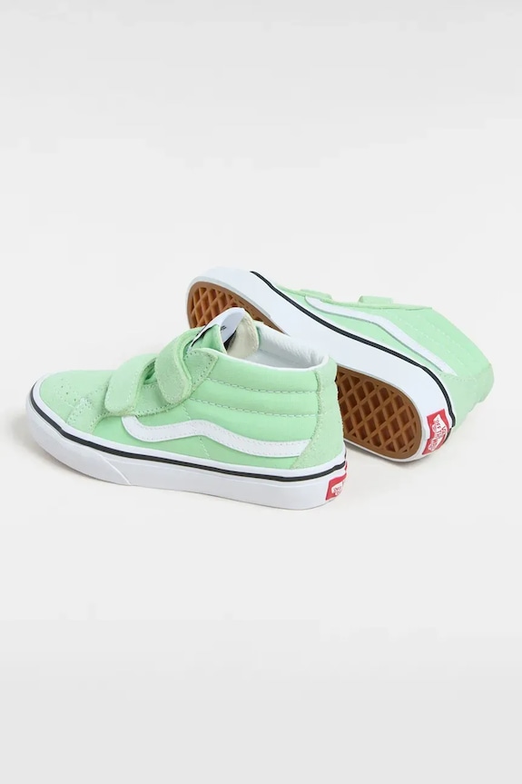 Детски високи кецове Vans SK8-Mid Reissue V зелен VN000CYFE2Y1