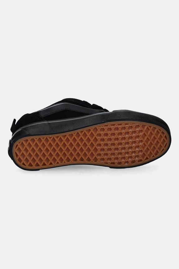Vans scarpe da ginnastica in pelle scamosciata bambino/a Knu Skool VN000D2TBZJ1 nero
