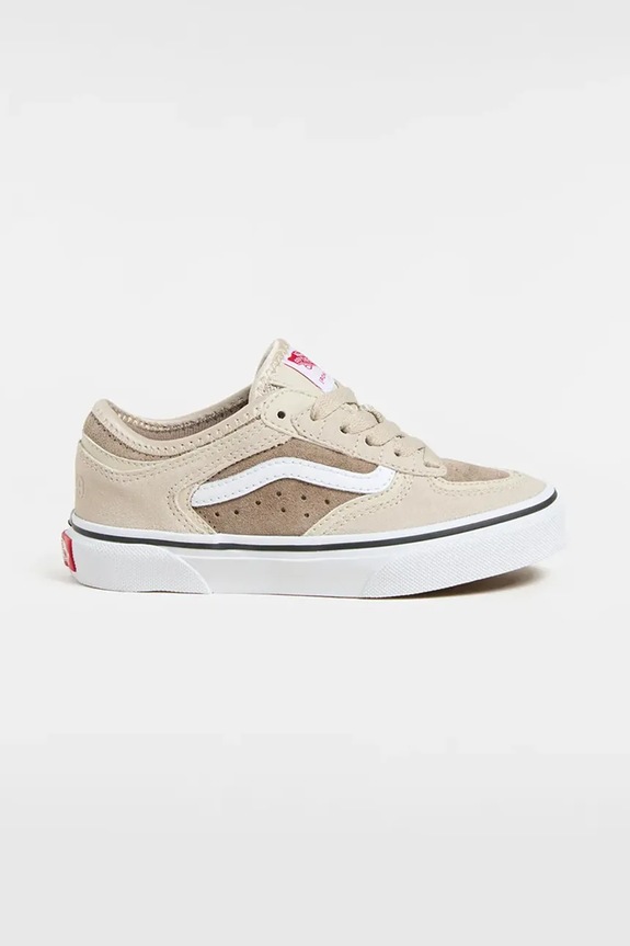 Παιδικά πάνινα παπούτσια Vans Rowley Classic δέρμα σαμουά μπεζ VN000SFBBLL1