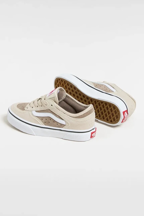 Παιδικά πάνινα παπούτσια Vans Rowley Classic μπεζ VN000SFBBLL1