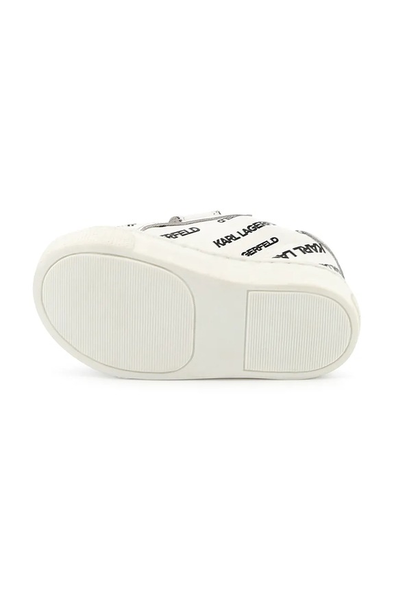 Δερμάτινα βρεφικά παπούτσια Karl Lagerfeld Z30542.28.30 λευκό