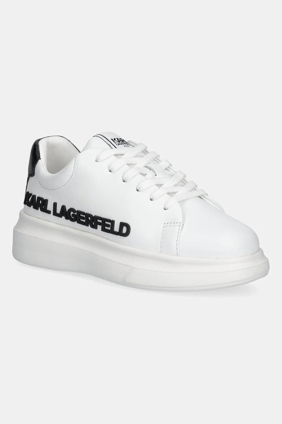 Karl Lagerfeld sneakersy skórzane dziecięce niska biały Z30381.30.35