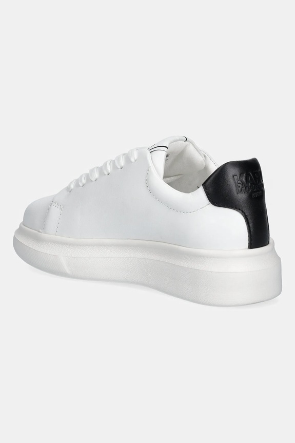 Chłopiec Karl Lagerfeld sneakersy skórzane dziecięce Z30381.30.35 biały