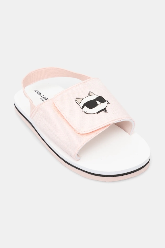 Karl Lagerfeld sandały dziecięce różowy Z30384.28.30