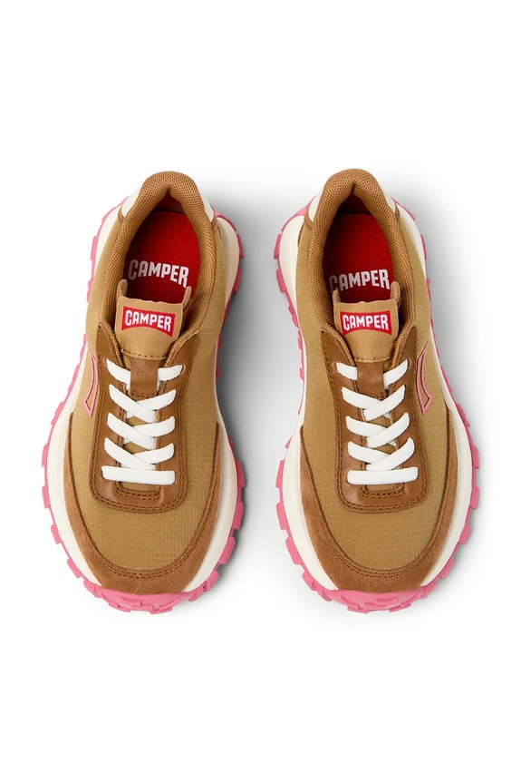 Παιδικά sneakers Camper Drift Trail Kids καφέ K800548.35.38
